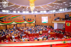 Image on parliament of Ghana