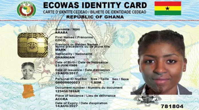Image of Ghana Card