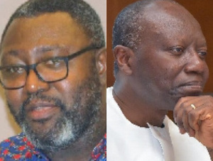 Image of Dr. Paul Opoku-Mensah (left), Ken Ofori-Atta (right)
