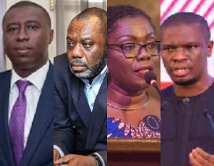 Image of NPP MPs who were spotted in Qatar as 2023 budget was being debated