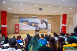 Image of Former President John Mahama at Academic City