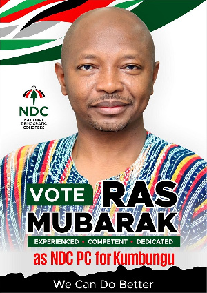 Image of Poster of former Member of Parliament (MP) for Kumbungu Ras Mubarak