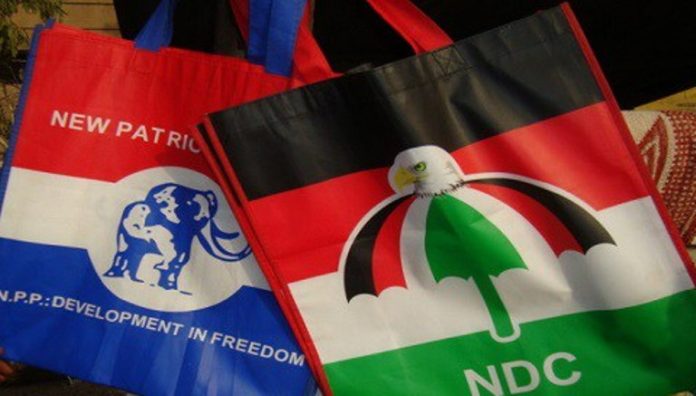 Image of NPP and NDC flags