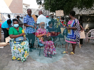 Image of Sophia Akuffo has joined the pensioners to picket out of solidarity