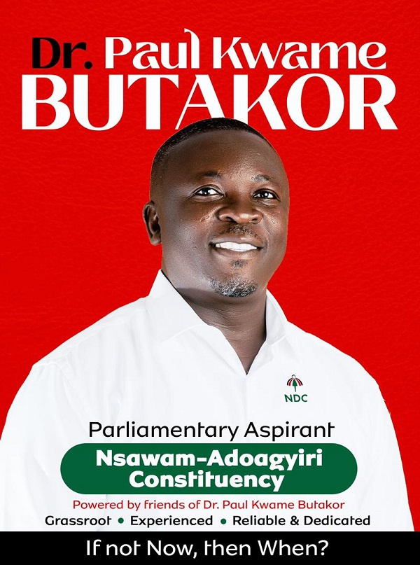 Image of Dr Paul Kwame Butakor, NDC parliamentary hopeful