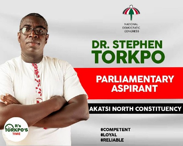 Image of Akatsi North constituency MP hopeful, Stephen Torkpo