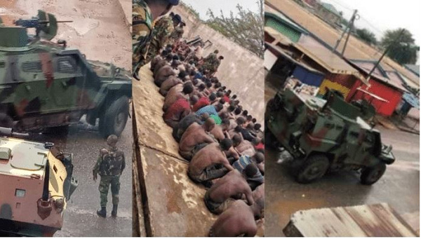 Image of Photos from the military swoop at Ashaiman