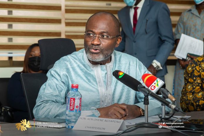 Image of Kennedy Agyapong, a presidential aspirant hopeful of the New Patriotic Party