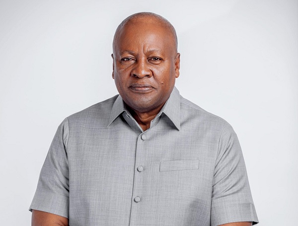 Image of The presidential candidate for the NDC, John Dramani Mahama