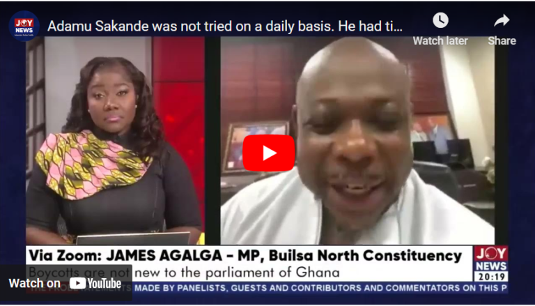 Adamu Sakande was not tried on a daily basis. He had time to do his work – James Agalga