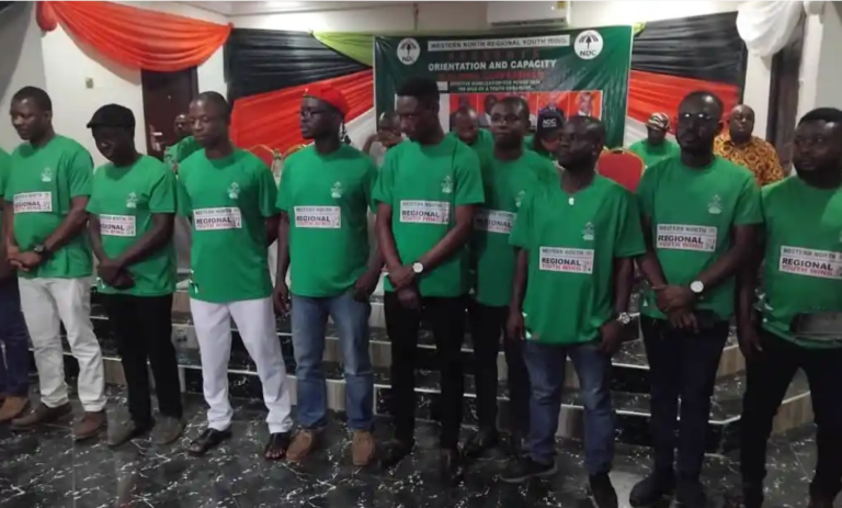 NDC inaugurates Western North Regional youth working committee