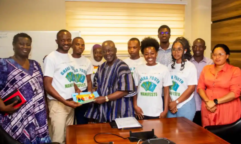 NDC receives Ghana Youth Manifesto project report for 2024 election