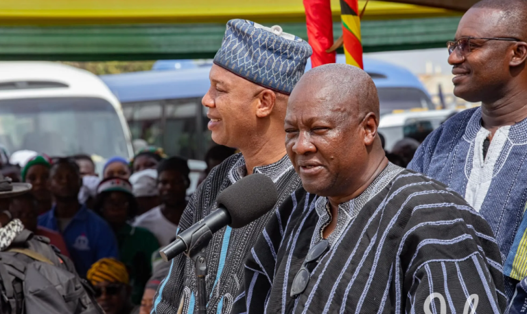 Former President Mahama promises guaranteed prices for cereals