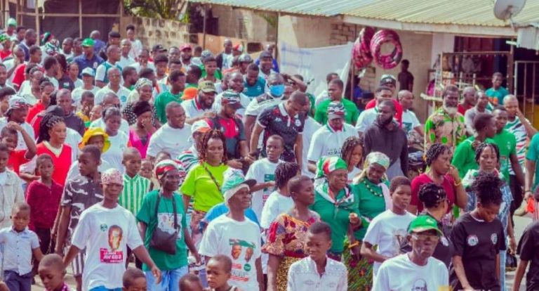 Mahama and Edem Agbana pull massive walk in Ketu North