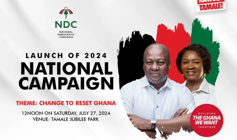 NDC to launch 2024 campaign Saturday in Tamale