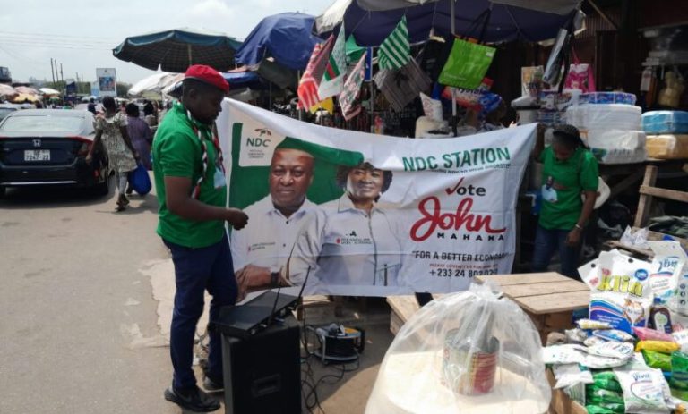 NDC STATION stormed community 1 propagating the 24-hour economy policy.