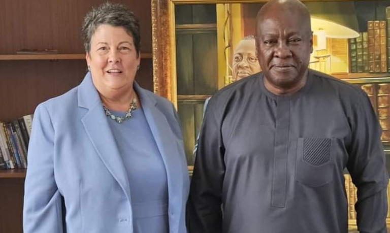 Election 2024: Mahama holds talks with US Ambassador to Ghana