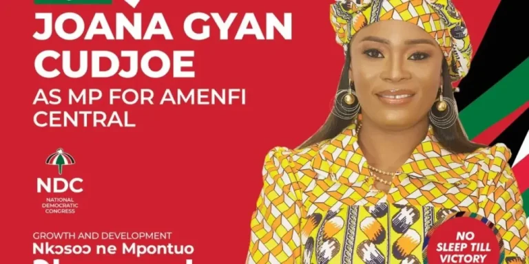 Juana Gyan Cudjoe files nomination form for Amenfi central parliamentary seat