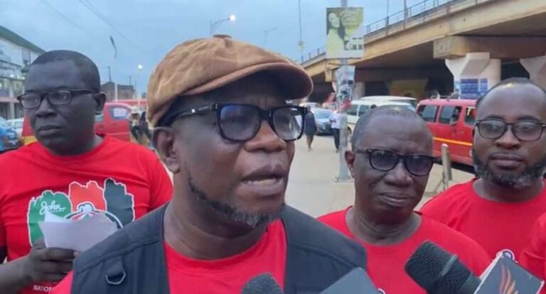 UG Lecturers campaigning for NDC demand action from Akufo-Addo to end galamsey