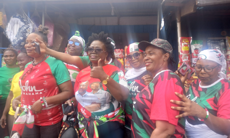 NDC women’s organiser encourages market women to vote for NDC