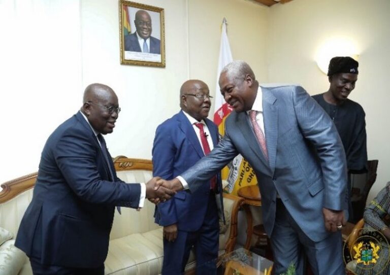 I know my level; it’s definitely not a clearing agent – Mahama tells Akufo-Addo