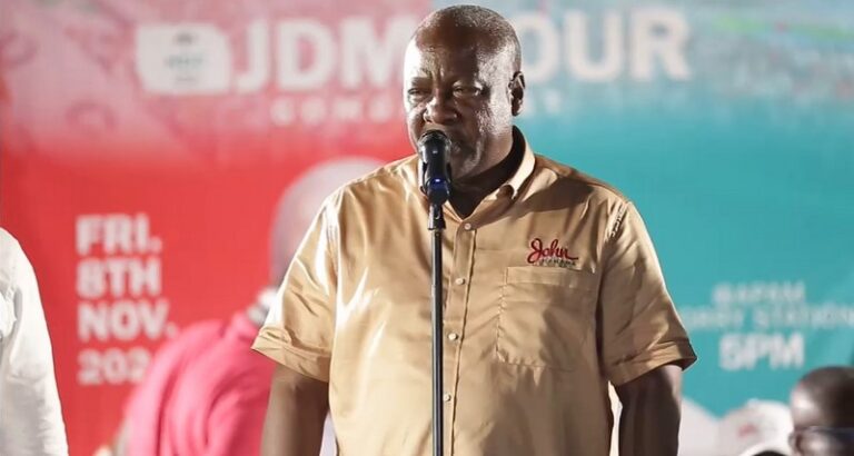 Mahama promises to make Nsawam-Suhum industrial hub